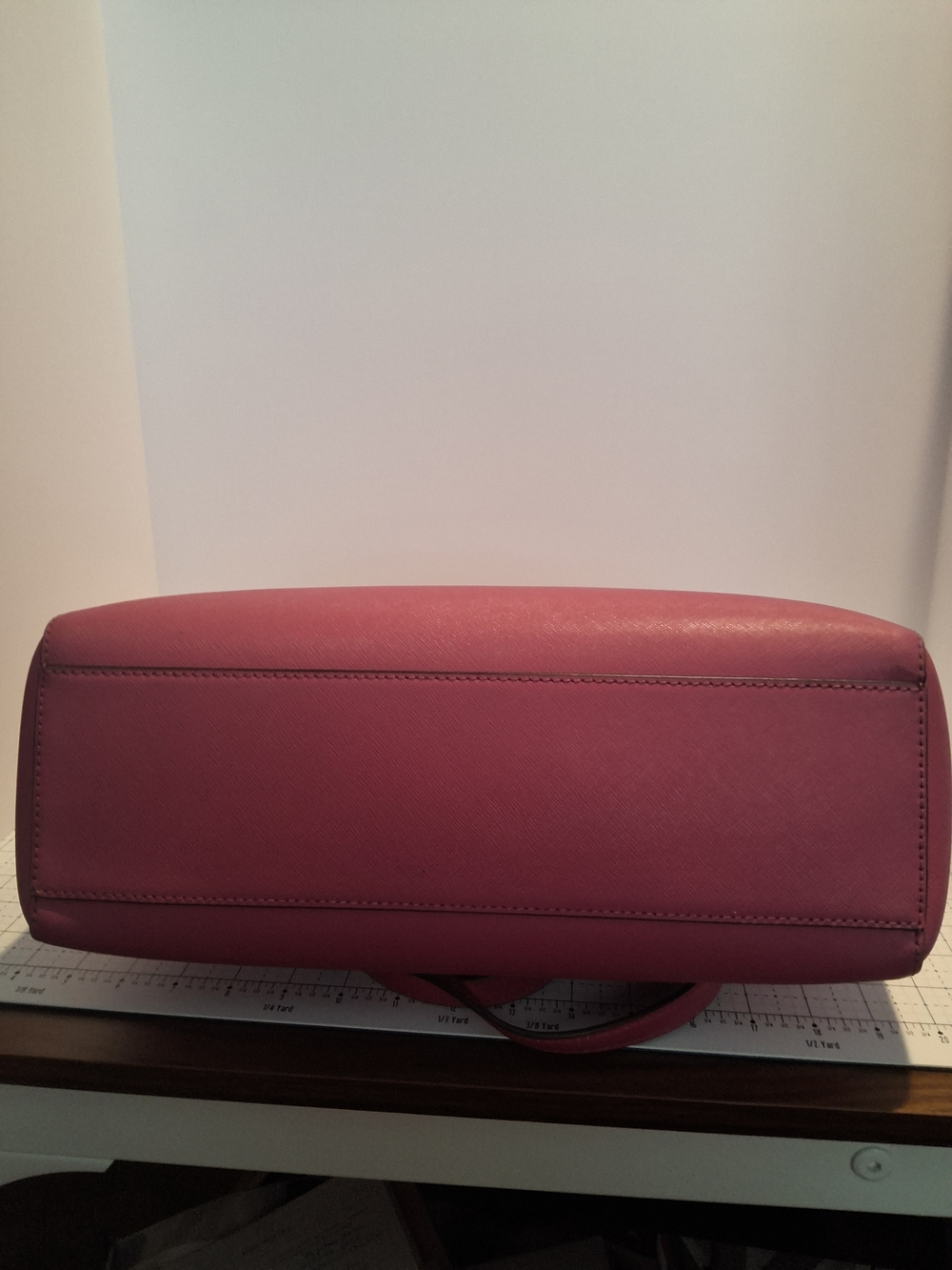 Michael Kors Pink Saffiano Leather Tote Bag - Picture 8 of 16